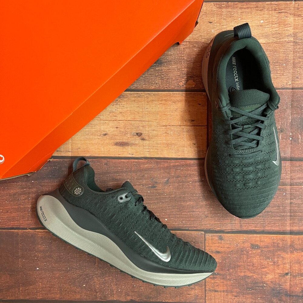 Nike Women's ReactX Infinity Run 4 (WIDE) "Green" Running Shoes